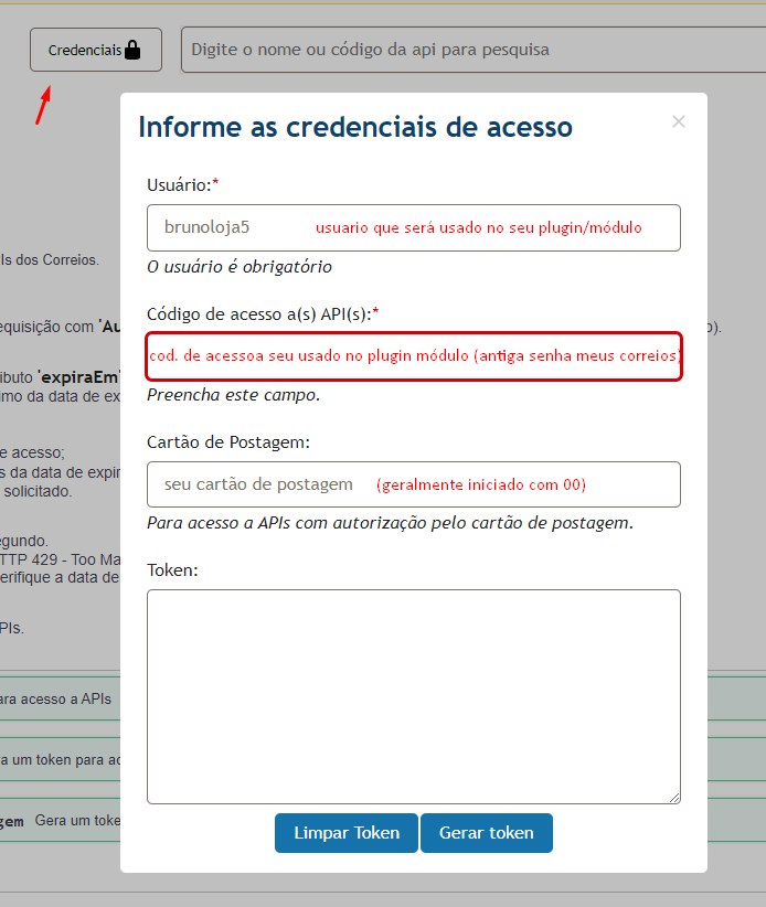 Gerando as credenciais para autenticação com Facebook